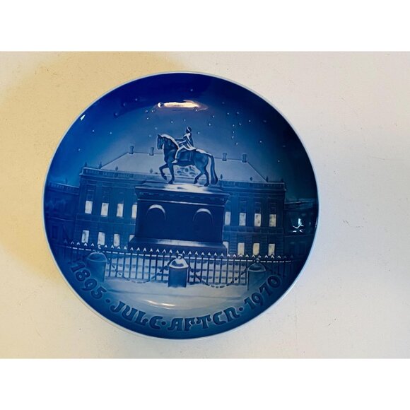 Vintage 1970 Bing & Grondahl Annual Christmas Plate The Royal Palace Amalienborg - Picture 2 of 12